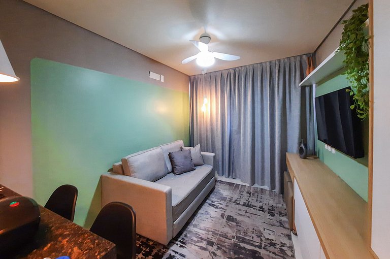 Flat Luxo 4 Pessoas 500m Praia Meireles Compact