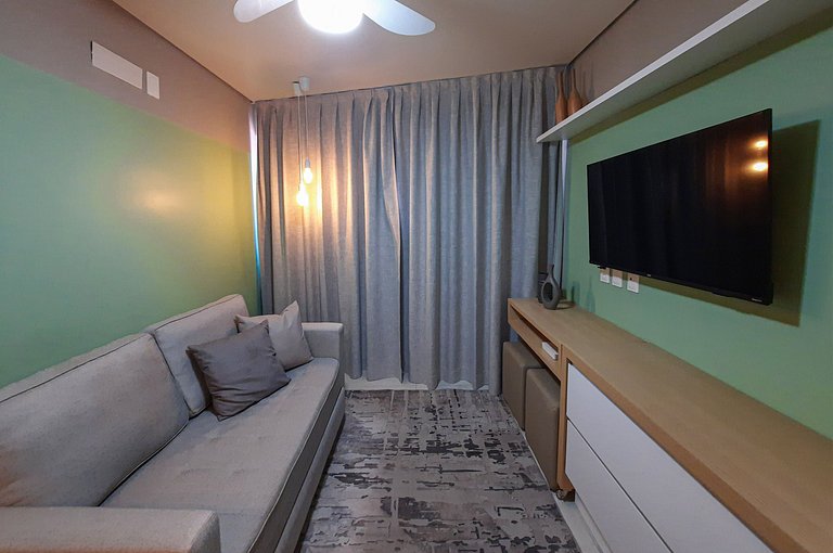 Flat Luxo 4 Pessoas 500m Praia Meireles Compact