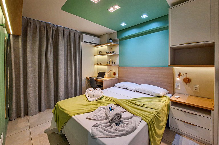 Flat Luxo 4 Pessoas 500m Praia Meireles Compact