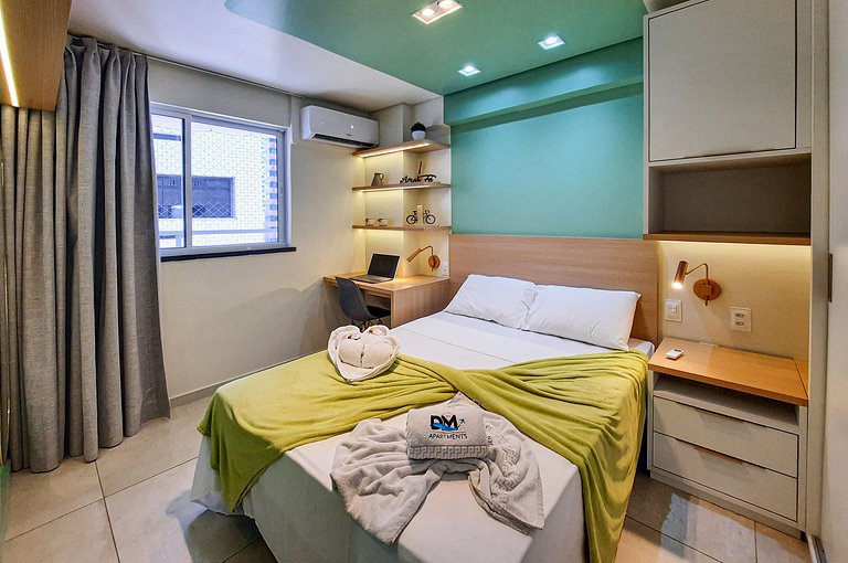 Flat Luxo 4 Pessoas 500m Praia Meireles Compact
