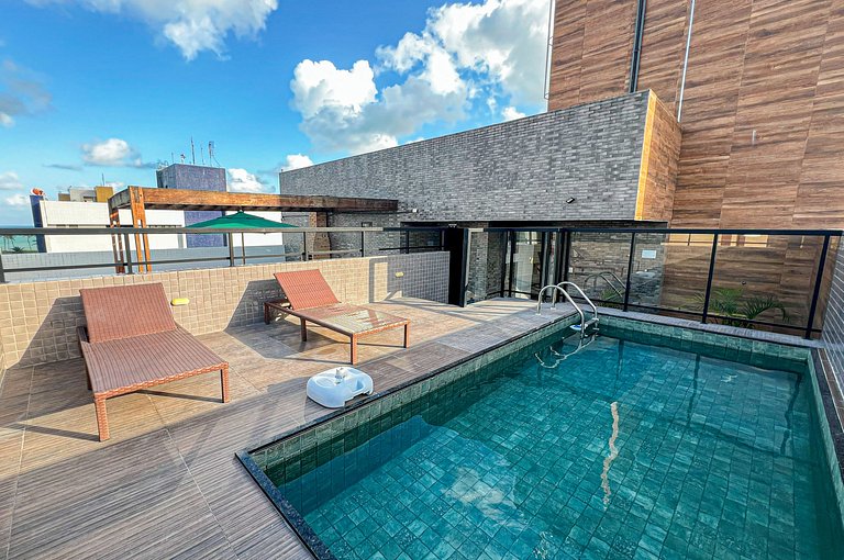 Intermares Jardins Werden 2 Quartos 250m da Praia