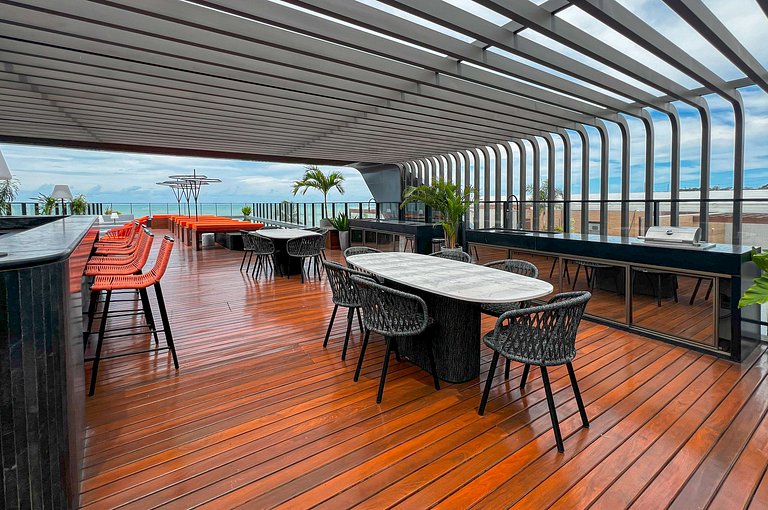 Setai Edition Cabo Branco Flat Térreo Luxo Varanda