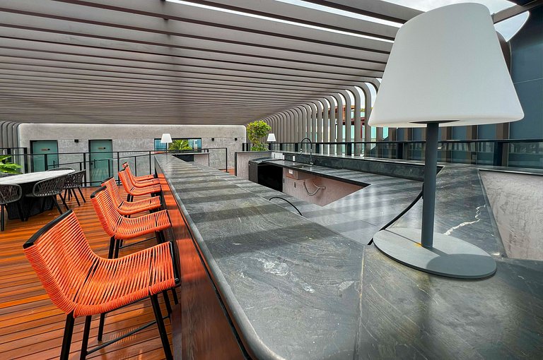 Setai Edition Cabo Branco Flat Térreo Luxo Varanda