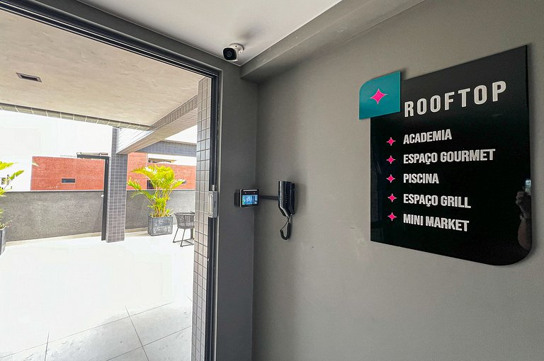 Quartz Intermares Flat 3 pessoas 150m Praia