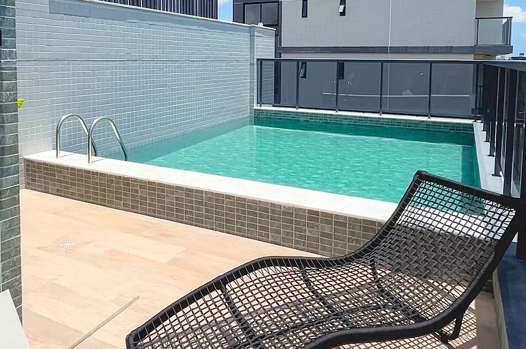 Quartz Intermares Flat 3 pessoas 150m Praia