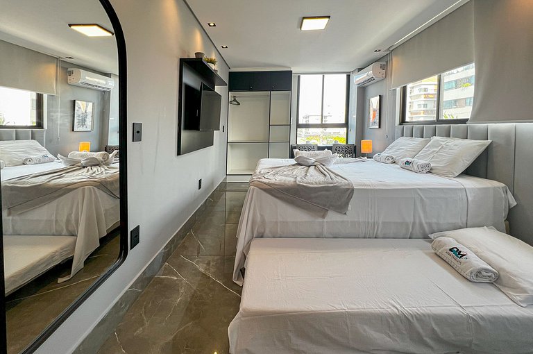 Studio Luxo 150m Praia Intermares 3 Pessoas