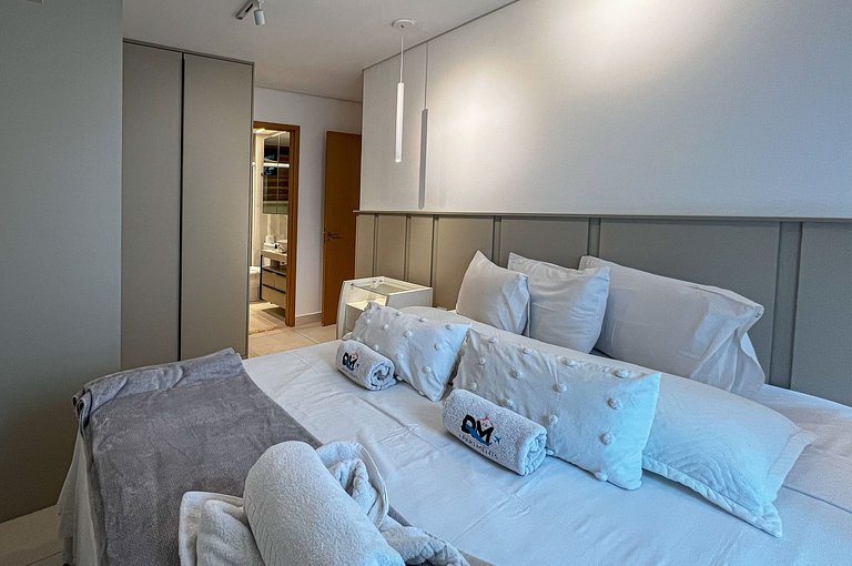 Luxo e Conforto Cabo Branco 2 quartos 100m Praia