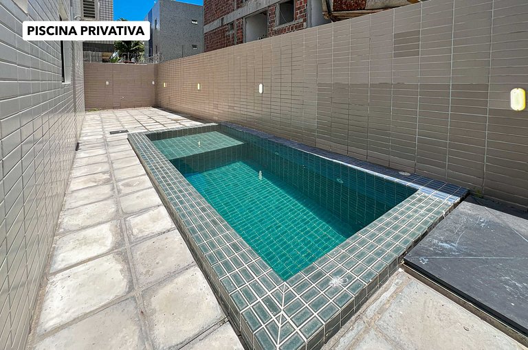 Bessa Apto Térreo com Piscina 200m Praia 5 Pessoas