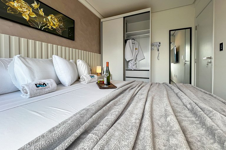 Intermares Flat Moderno e Sofisticado 100m Praia