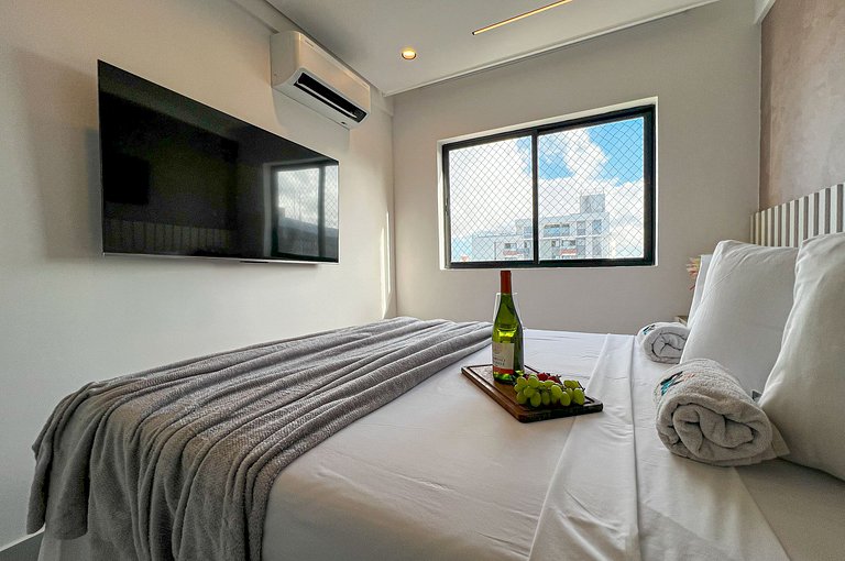 Intermares Flat Moderno e Sofisticado 100m Praia
