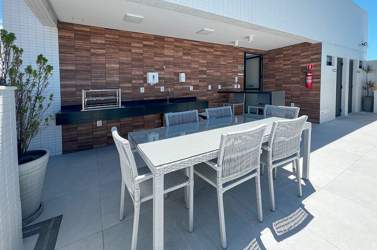 Intermares Flat Moderno e Sofisticado 100m Praia