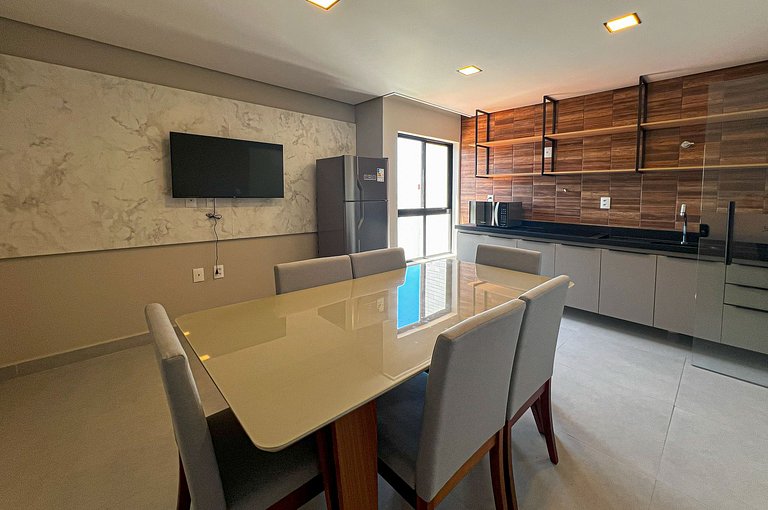 Intermares Flat Moderno e Sofisticado 100m Praia