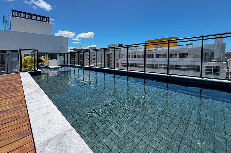 Intermares Flat Moderno e Sofisticado 100m Praia
