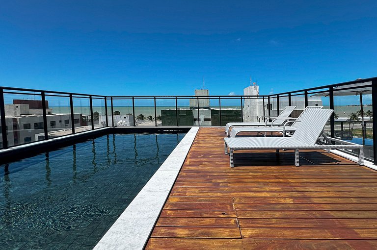 Intermares Flat Moderno e Sofisticado 100m Praia
