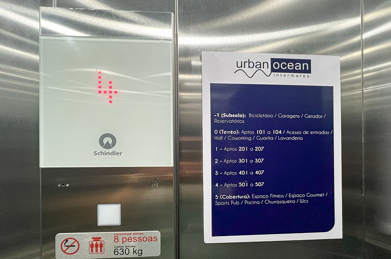 Urban Ocean Intermares 3 Pessoas 100m Praia