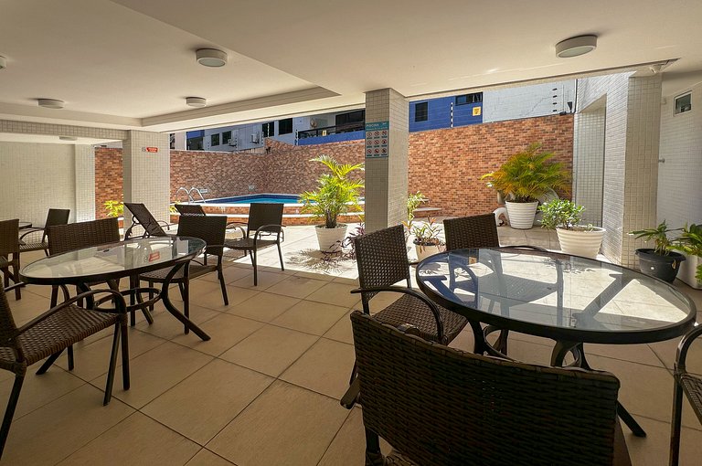 Beira Mar Cabo Branco 4 Pessoas 2 Quartos Garagem