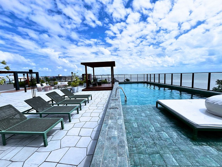 Get Sense Cobertura Premium Vista Mar C/Piscina