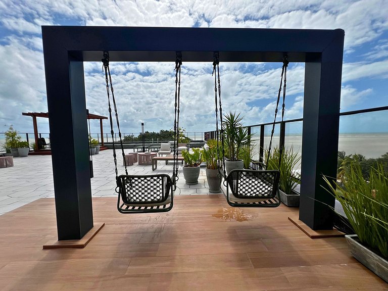 Get Sense Cobertura Premium Vista Mar com Piscina