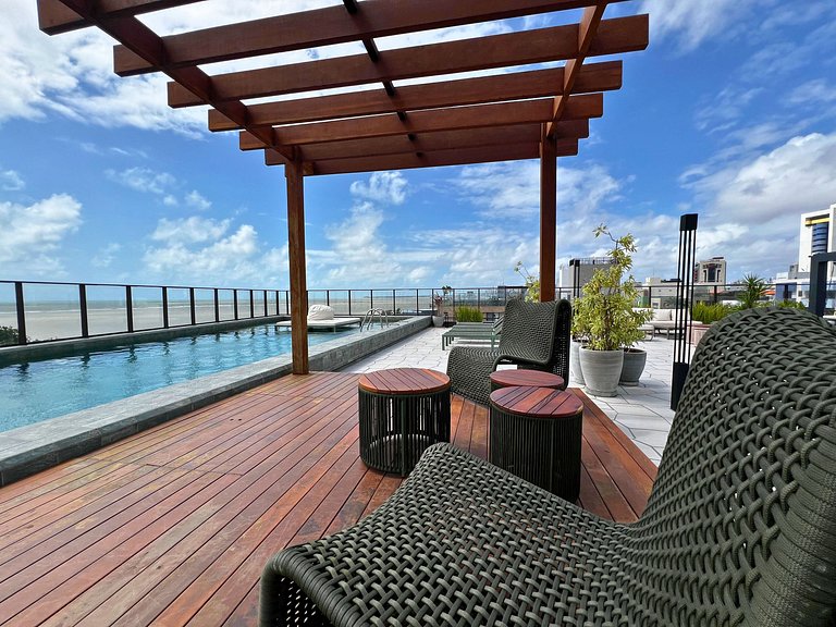 Get Sense Cobertura Premium Vista Mar C/Piscina