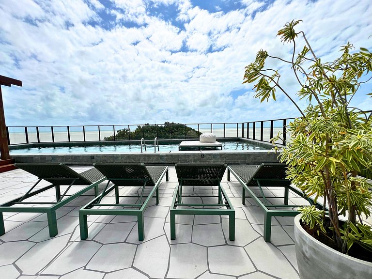 Get Sense Cobertura Premium Vista Mar com Piscina