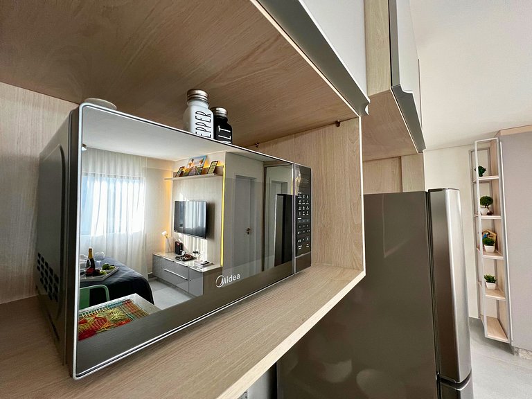 Intermares Flat Moderno e Sofisticado 100m Praia