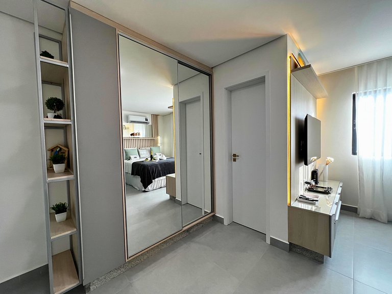 Intermares Flat Moderno e Sofisticado 100m Praia