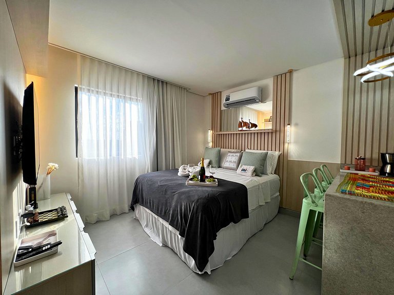 Intermares Flat Moderno e Sofisticado 100m Praia