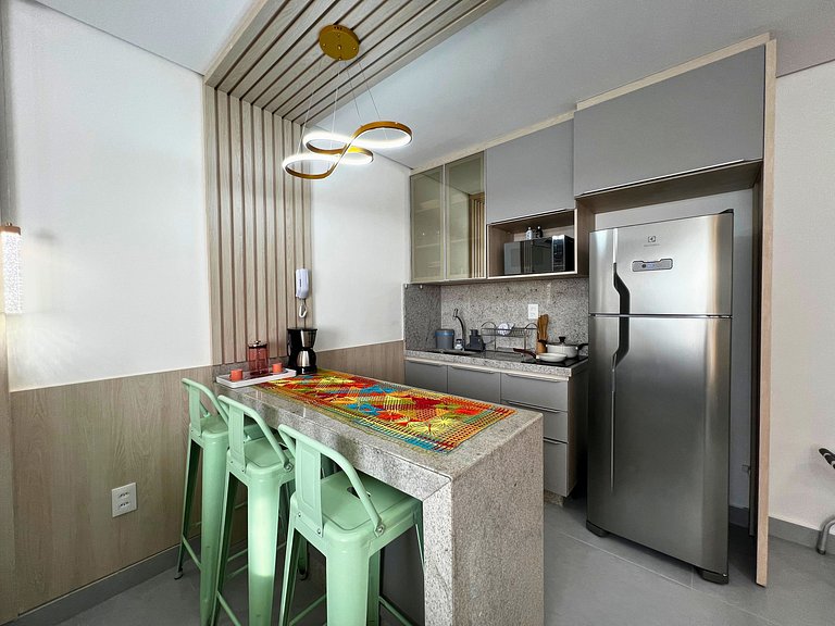 Intermares Flat Moderno e Sofisticado 100m Praia