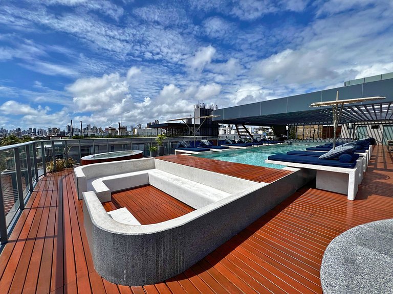 Setai Aquamaris Luxo Vista Frente Mar Panorâmica