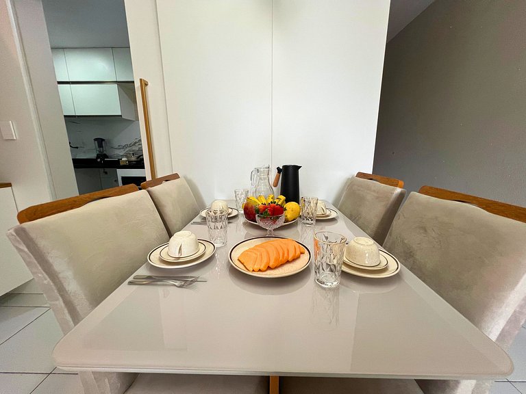 Jardim Oceania 2 Qtos Aconchegante 6 Pessoas