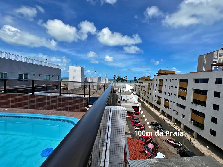 Lirios Cabo Branco Flat 4 Pessoas 100m Praia