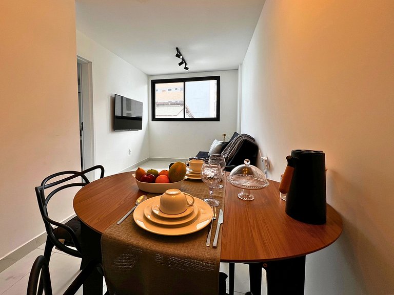 Noa Ponta de Campina 3min Praia Flat 4 Pessoas