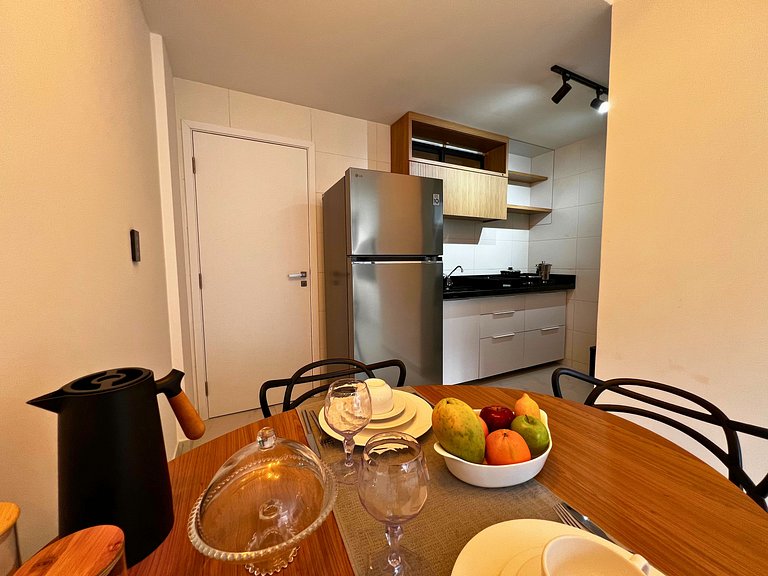 Noa Ponta de Campina 3min Praia Flat 4 Pessoas