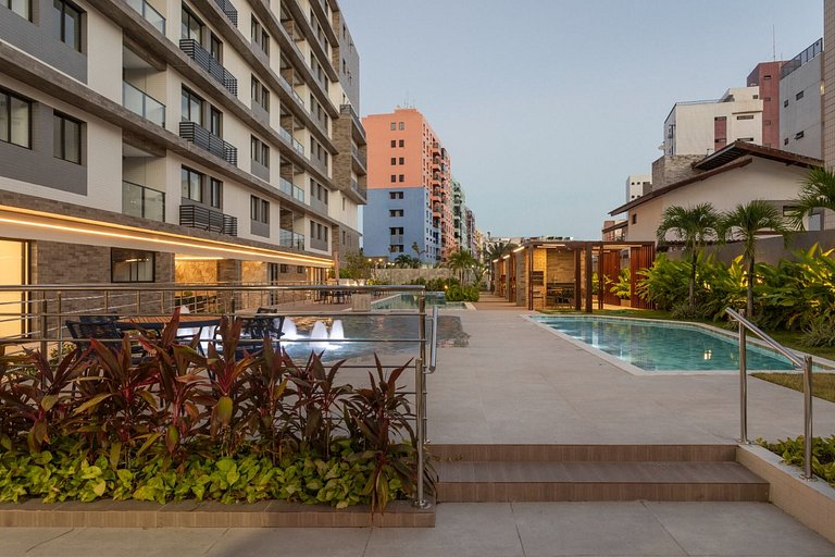 Noa Ponta de Campina 3min Praia Flat 4 Pessoas