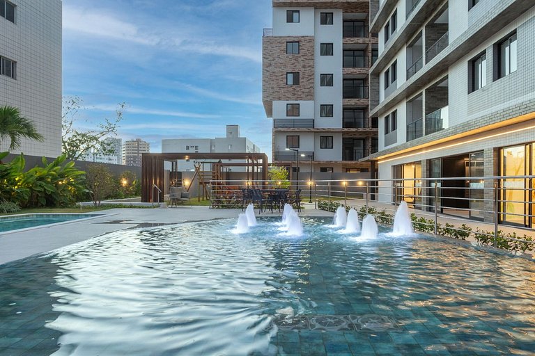 Noa Ponta de Campina 3min Praia Flat 4 Pessoas