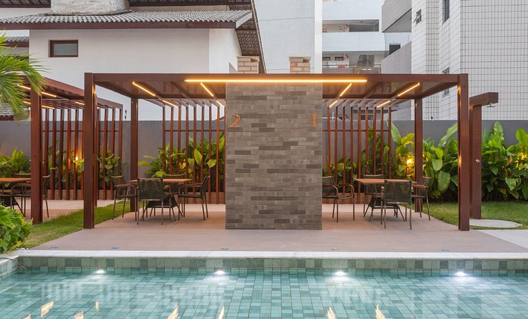 Noa Ponta de Campina 3min Praia Flat 4 Pessoas