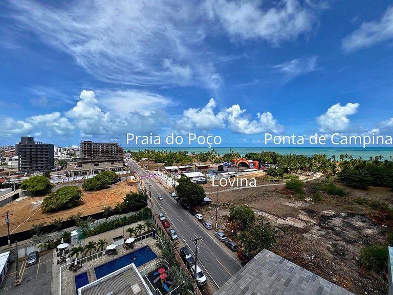 Noa Ponta de Campina 3min Praia 3 Qtos 7 Pessoas