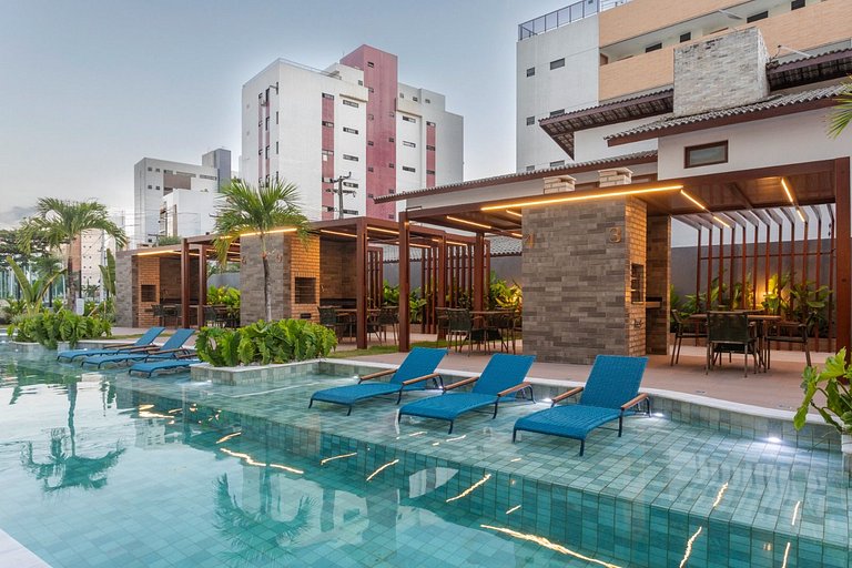 Noa Ponta de Campina 3min Praia 3 Qtos 7 Pessoas