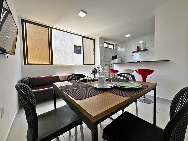 Lirios Cabo Branco Amplo Flat 2 Pessoas 150m Praia