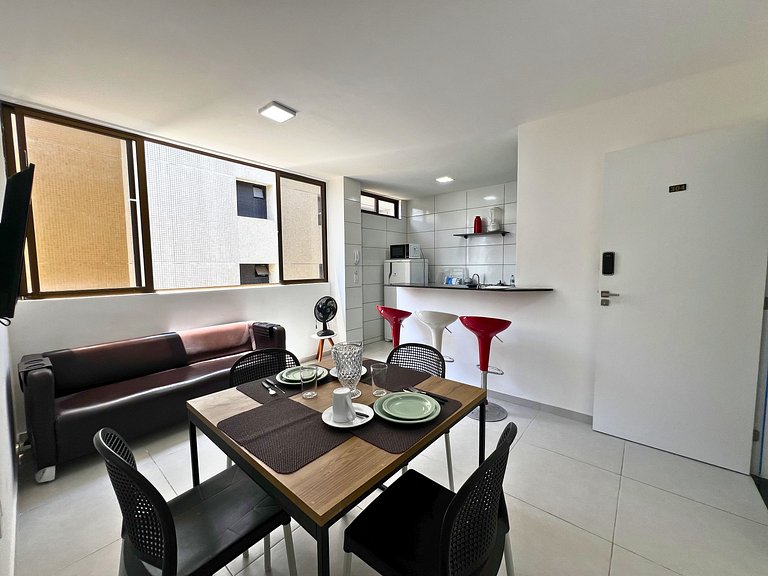 Lirios Cabo Branco Amplo Flat 2 Pessoas 150m Praia