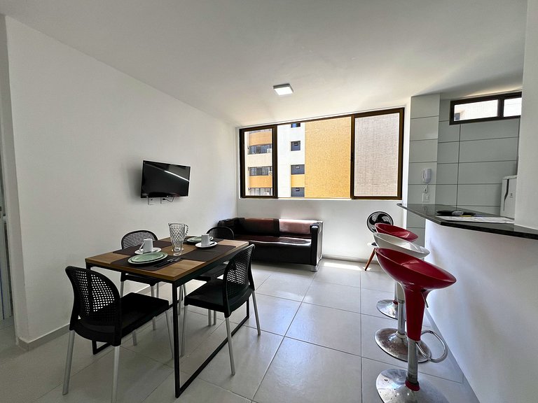 Lirios Cabo Branco Amplo Flat 2 Pessoas 150m Praia