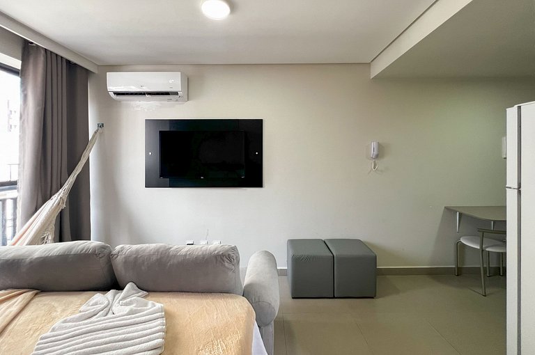 Quartz Intermares Flat 3 pessoas 150m Praia