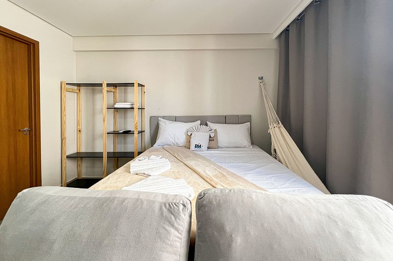 Quartz Intermares Flat 3 pessoas 150m Praia