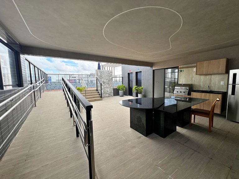 Intermares Flat Novinho Completo 200m Praia