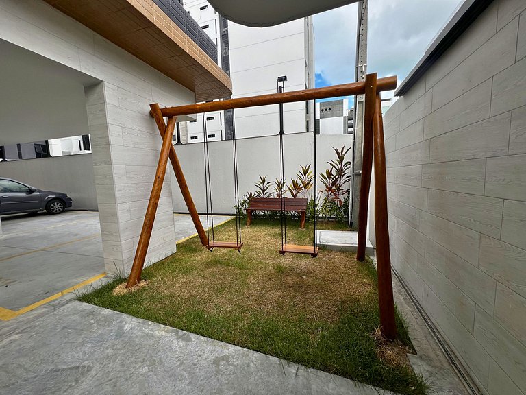 Intermares Flat Novinho Completo 200m Praia