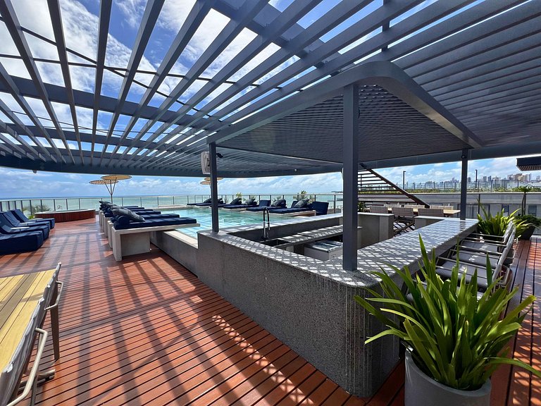 Setai Aquamaris Fantástica Vista Mar com Varanda