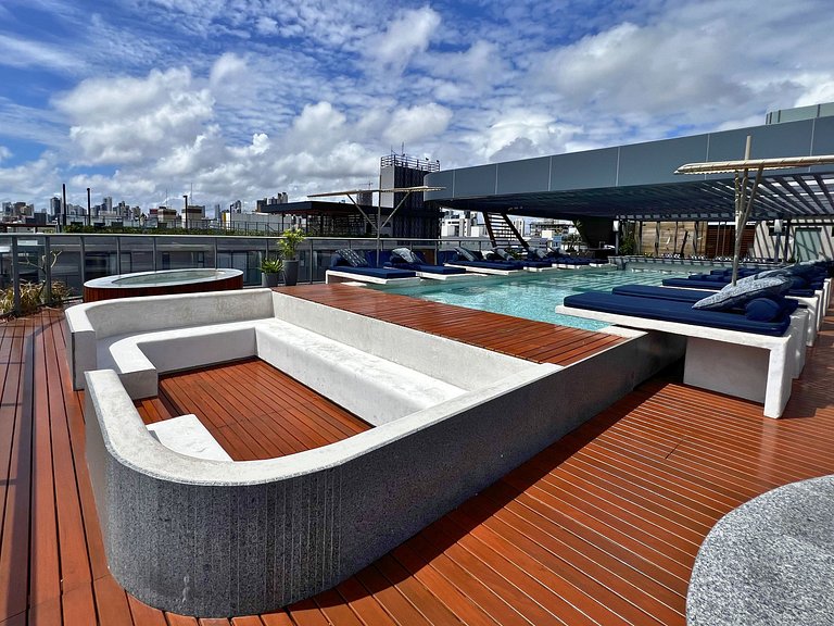 Setai Aquamaris Fantástica Vista Mar com Varanda