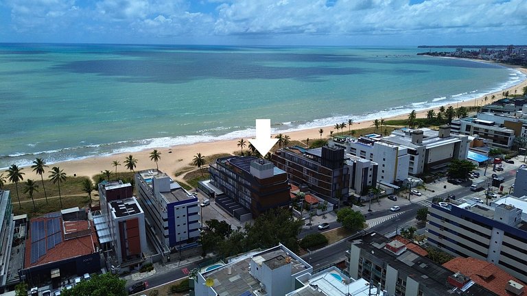 Setai Aquamaris Frente Mar Pé na Areia com Varanda
