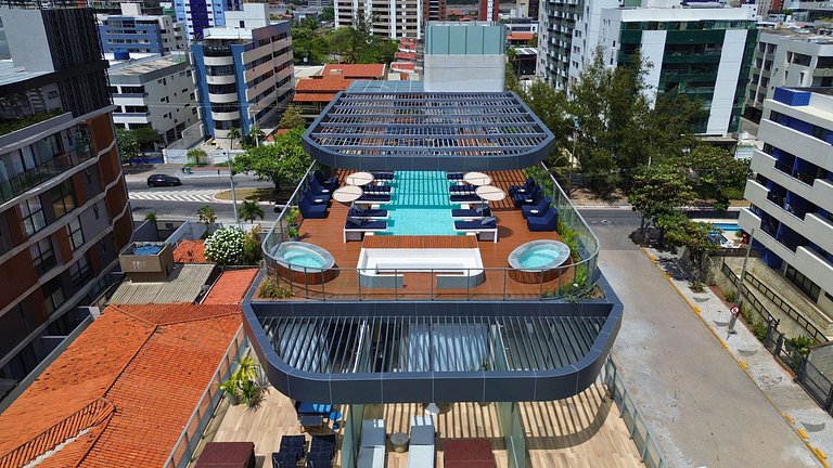 Setai Aquamaris Fantástica Vista Mar com Varanda