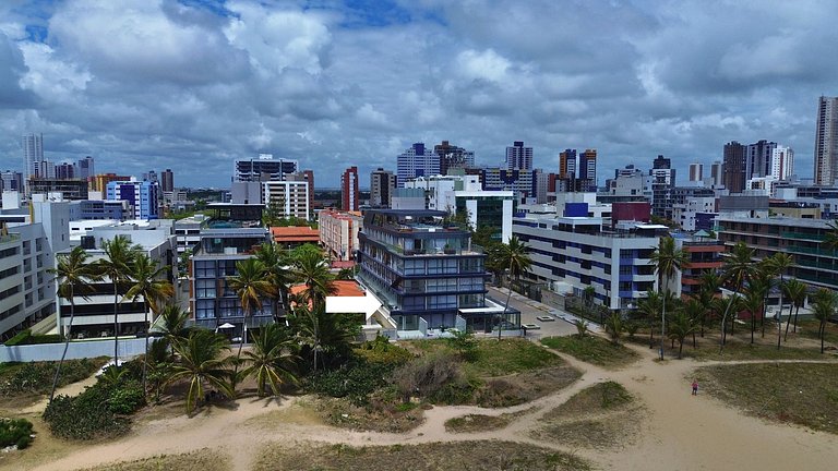 Setai Aquamaris Frente Mar Pé na Areia com Varanda